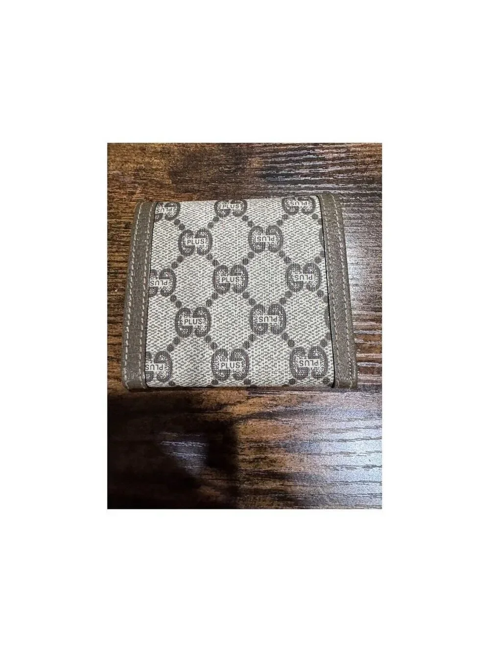 Gucci Plus Monogram Card and Coin Pouch 1970’s-1980’s